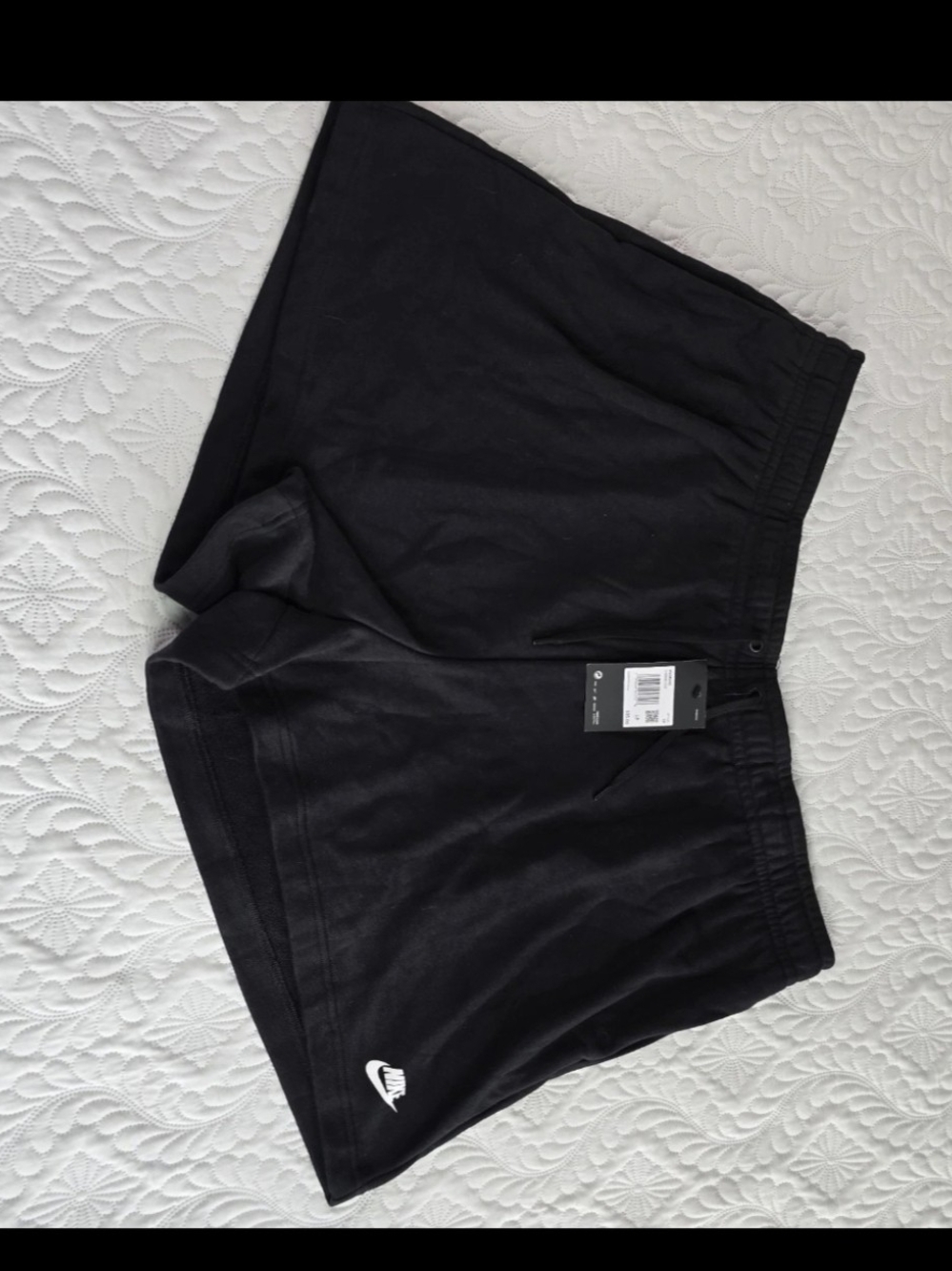 Nike Short Shorts Black Drawstring Active wear Athletic Bottoms Woman’s 2XL NWT